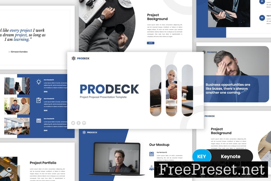 Prodeck - Project Proposal Keynote Template