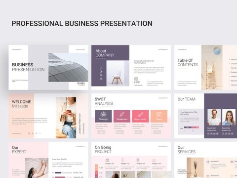 Professional Business Google Slides Presentation KMXBWQX