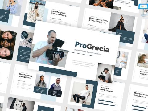 Progrecia - Photo & Video Agency Keynote Template LTKYJ25