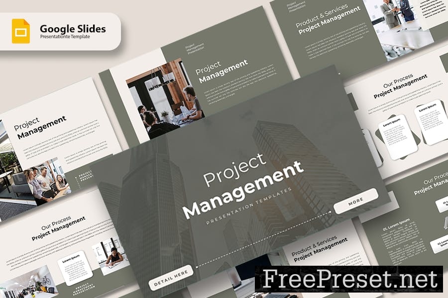 Project Management - Google Slides Template A7P2TD9