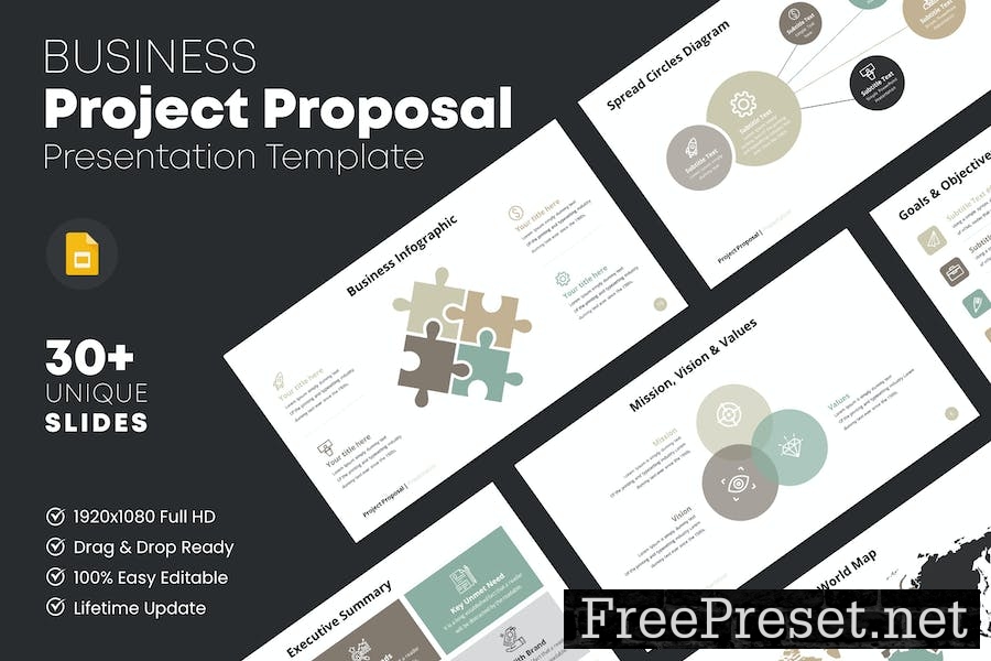 Project Proposal Google Slides Template UMLLGHD