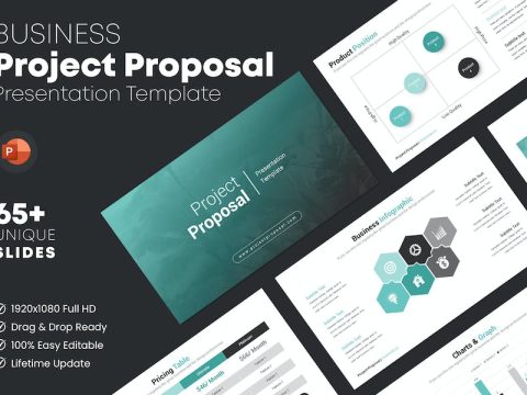 Project Proposal PowerPoint Template 2YEZFZG