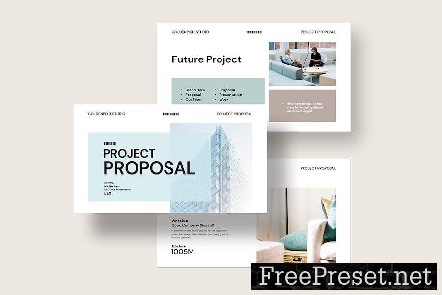 Project Proposal Presentation Template DWYSLZH