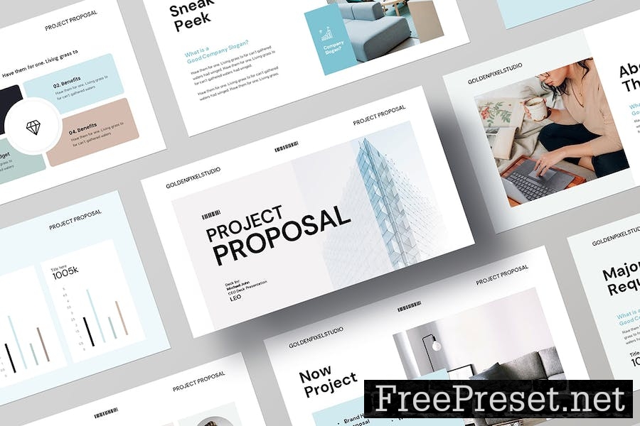 Project Proposal Presentation Template DWYSLZH