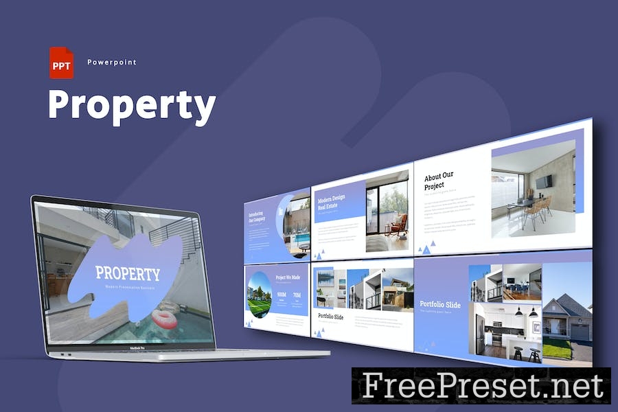 Property - Powerpoint Template Z7EFRCH