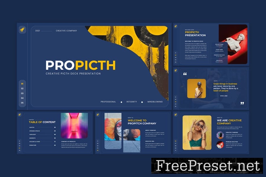 Propitch - Picth Deck Keynote Template UKVJ23Q