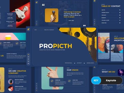 Propitch - Picth Deck Keynote Template UKVJ23Q