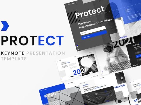 Protect – Business Keynote Template R5CLEHH