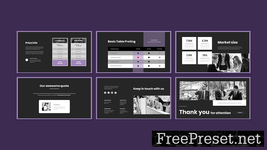 Proting - Business Presentation Keynote Template 8776EQ6