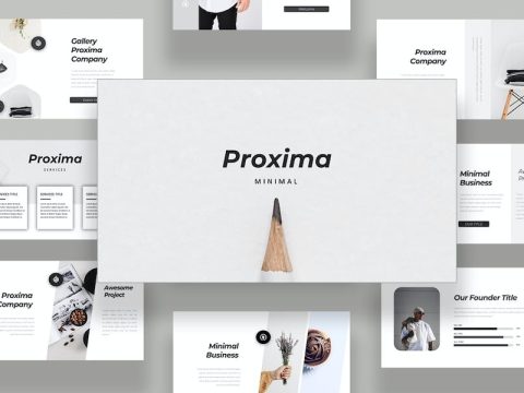 Proxima Minimal Google Slides Template KRTE4XS