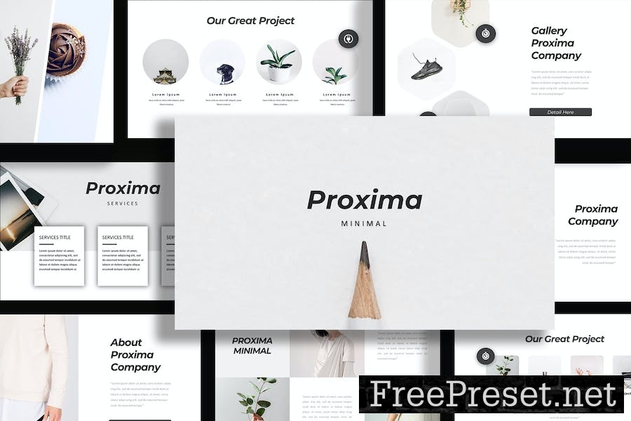 Proxima Minimal Keynote Template ZAVM9YN