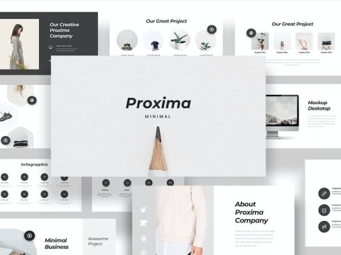 Proxima Minimal Powerpoint Template L5CMRBT