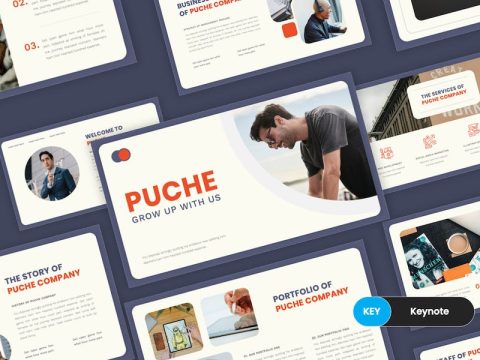 Puche - Creative Keynote Template NW6MAZE