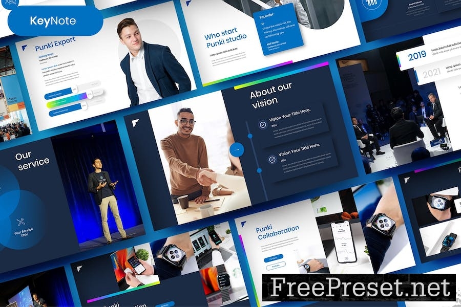 Punki – Business Keynote Template JLRZWPH