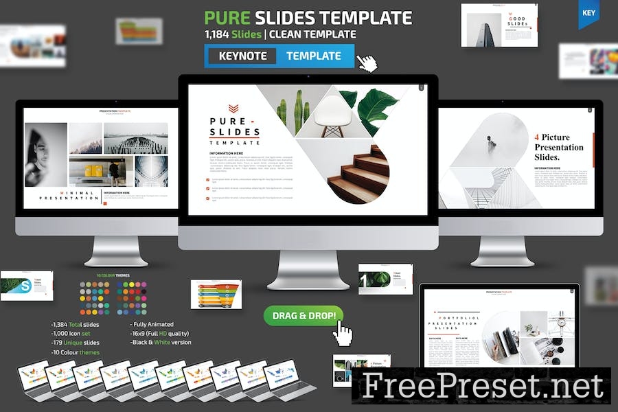 Pure Slides Keynote Templates VUS4MMU