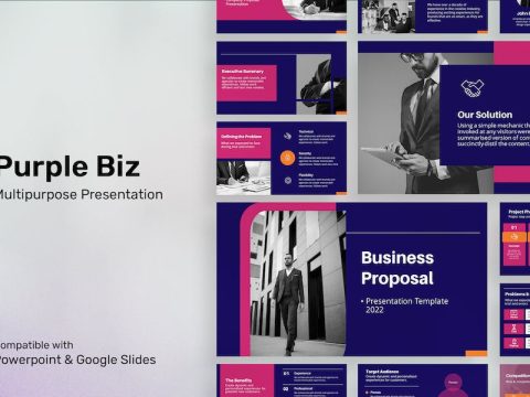 Purple Biz - Multipurpose Presentation NXNMXRV