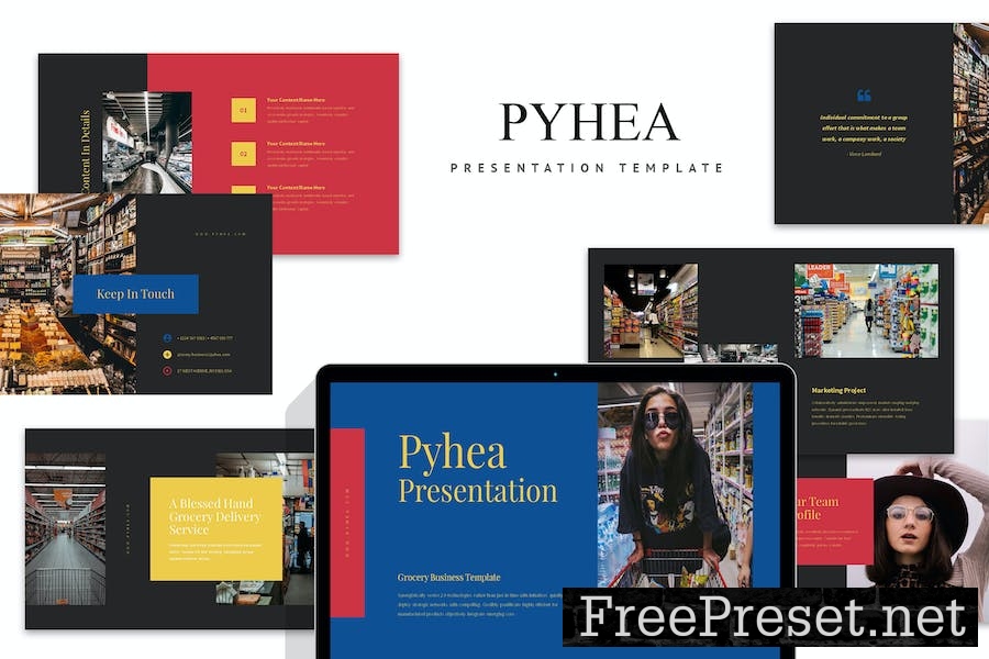 Pyhea : Grocery Business Keynote X8LX6MB