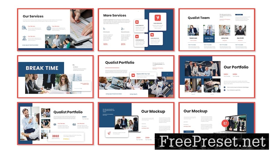 Qualist - Business Presentation Keynote Template 42R2SEA