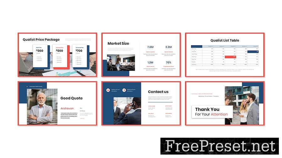 Qualist - Business Presentation Keynote Template 42R2SEA