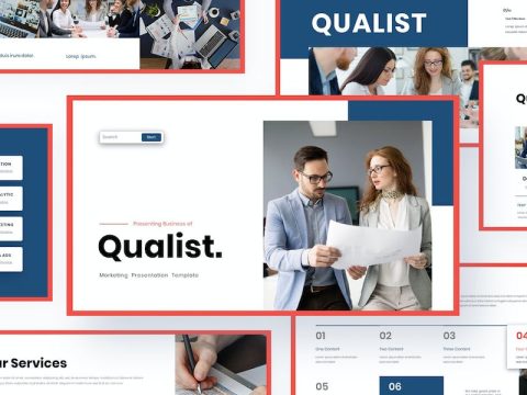 Qualist - Business Presentation Keynote Template 42R2SEA