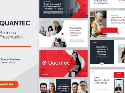 QUANTEC - Business Powerpoint Template K788C67