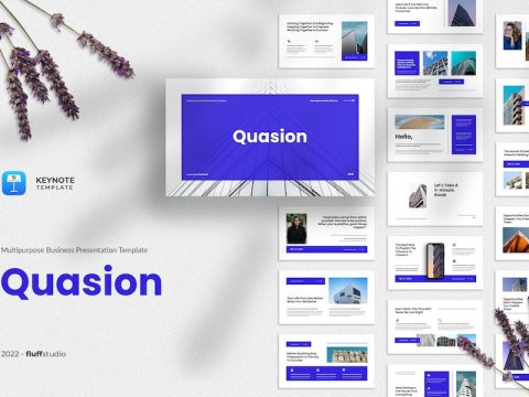 Quasion - Minimalist Keynote Template 7QQYAF3