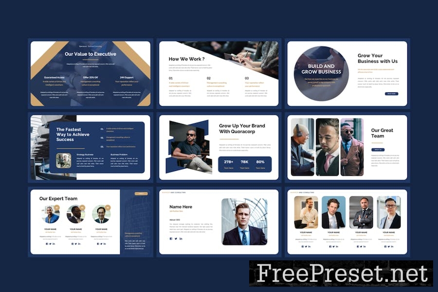 Queracorp - Business Keynote Template