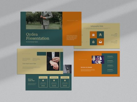 Qydea : Men's Suit Business Keynote Template NCJZJLJ