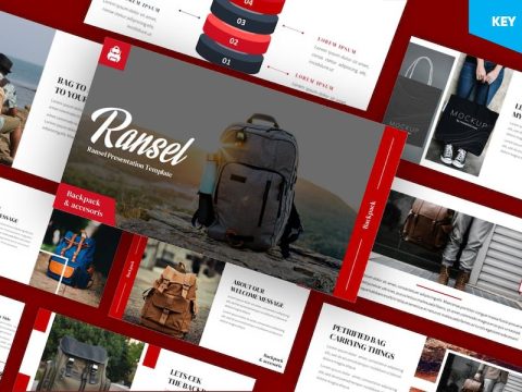 Ransel - Bag Keynote Template NTD7HN8