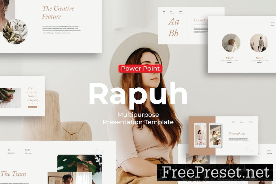 Rapuh - PowerPoint Template R2RJW9A