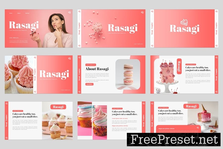 Rasagi - Cake Keynote Template QGF52PD