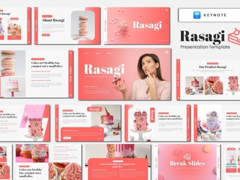 Rasagi - Cake Keynote Template QGF52PD