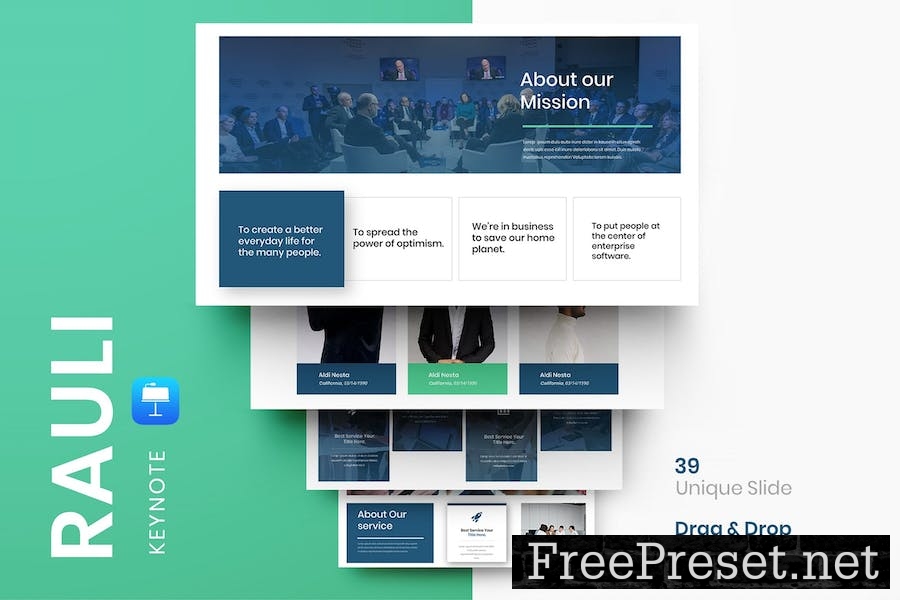 Rauli – Business Keynote Template LGZG3FJ