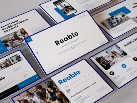 Reable - Business Presentation Keynote Template LC8STER