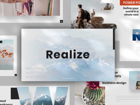 Realize Minimal PowerPoint MKDHNX3