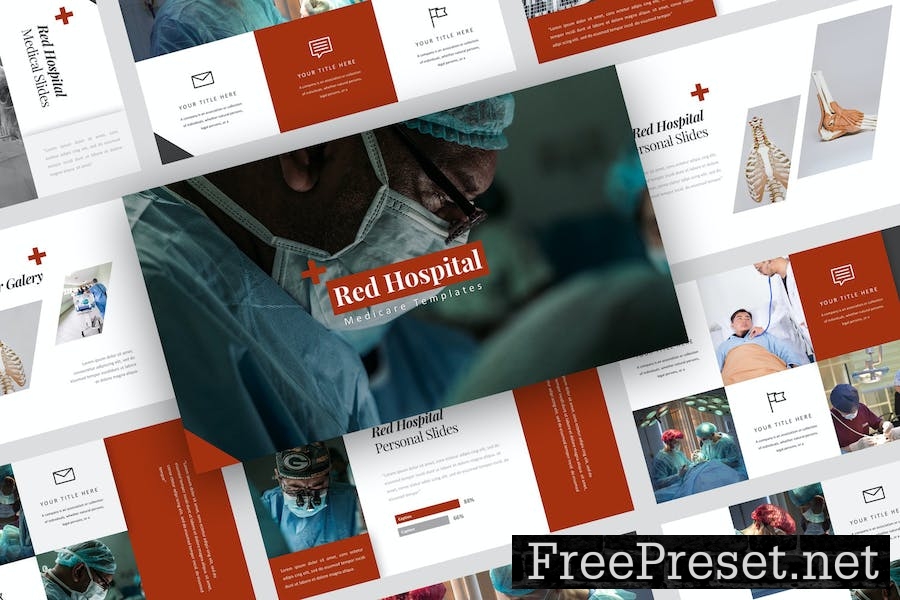 Red Hospital Medical Powerpoint S9QBL6V