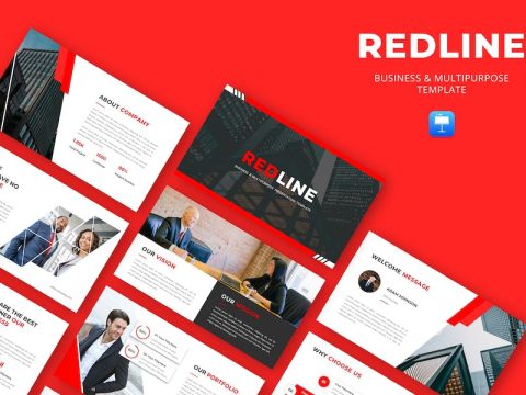 REDLINE - Multiporpose Business Keynote LBATCVJ