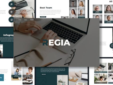 Regia - Business Keynote Template PE37Q8D