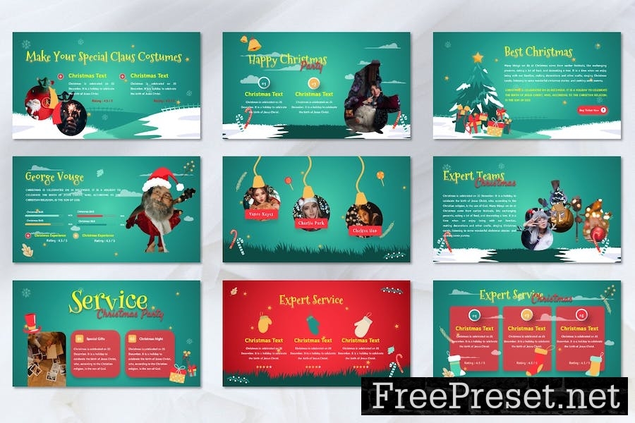 Rehood - Christmas Party Keynote Template QLJSWGN