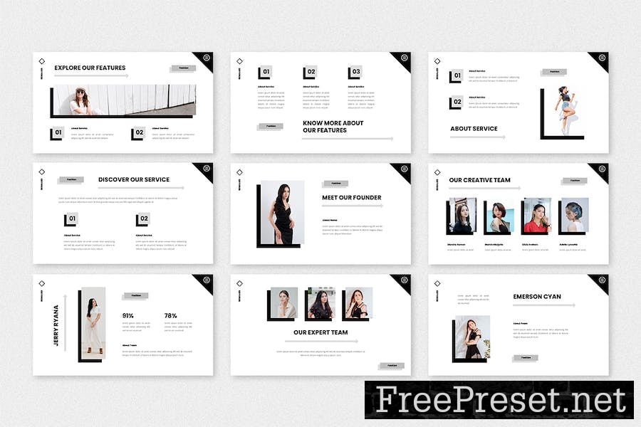 Reinhard - Fashion Keynote Template MCUUAK7