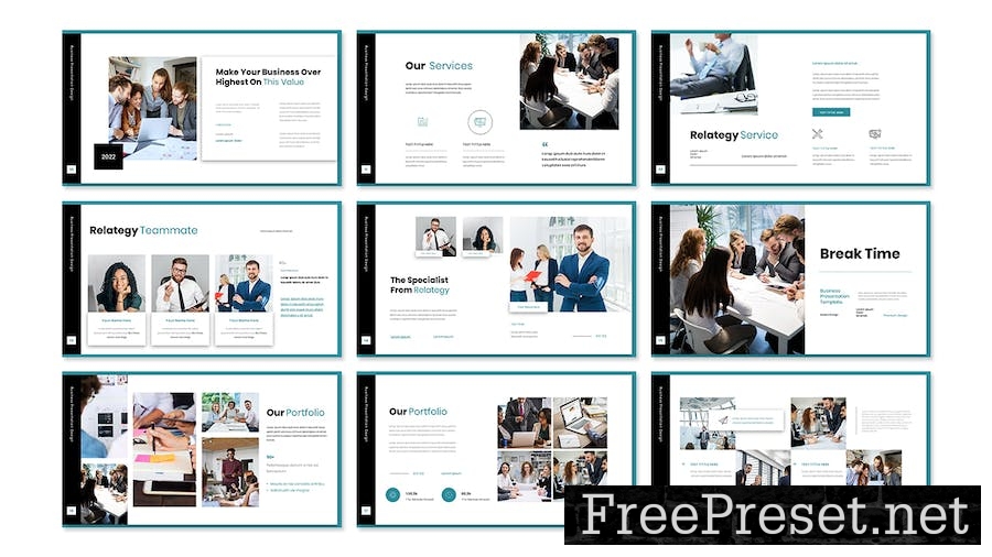 Relategy - Business Presentation Keynote Template CZGMMYK