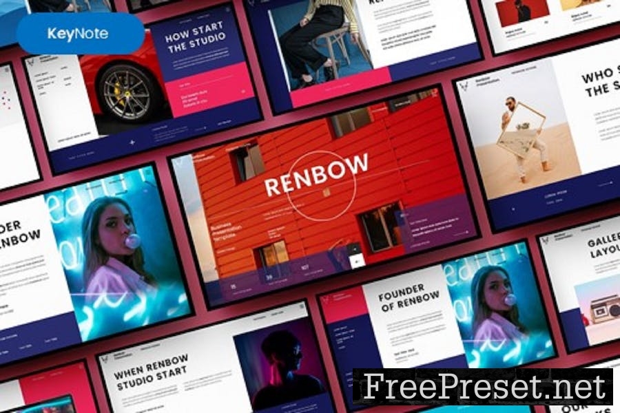 Renbow – Business Keynote Template 8RTQTSK