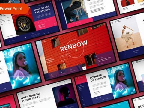 Renbow – Business PowerPoint Template NCD3HPE