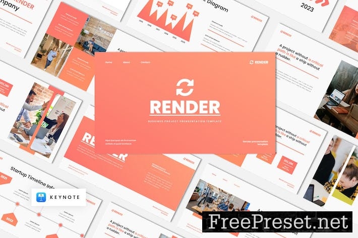 Render - Business Project Keynote Template 2VVFDF5