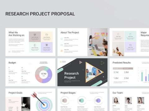 Research Project Proposal Google Slides Template BR3532Q