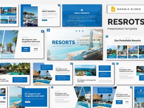 Resorts - Luxury Hotel Google Slides Template QUZQBNE