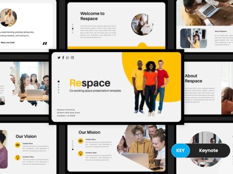 Respace - Coworking Space Keynote Template Z3JJBKC