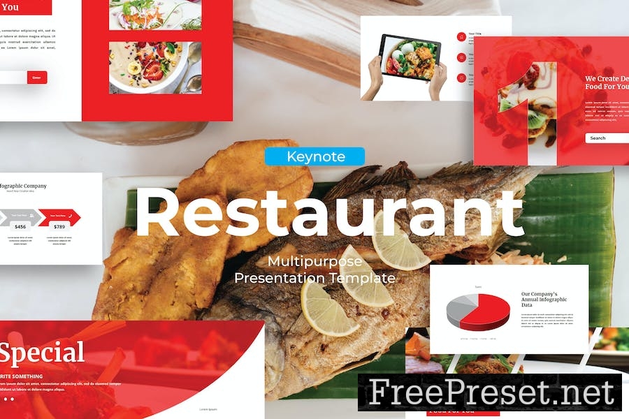 Restaurant - Keynote Template LGW3HKY