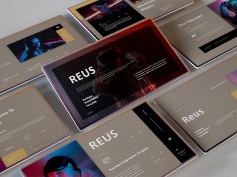 Reus - Business Presentation Keynote Template PF5F37G