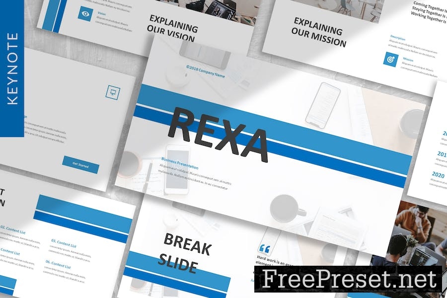 Rexa - Business Keynote Template PEGBHNB